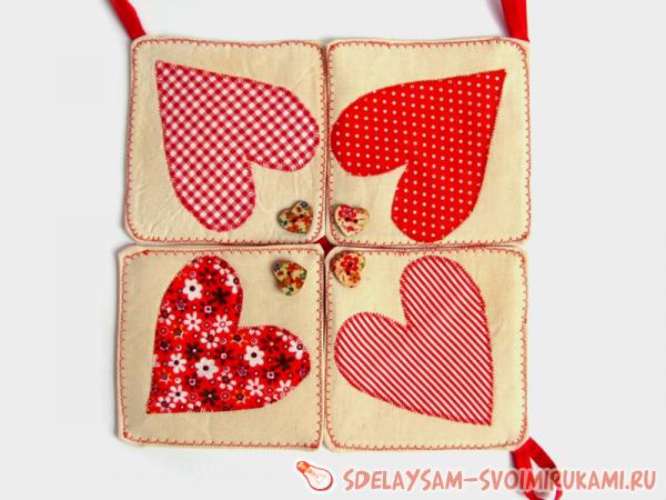 шьем подставки под горячее