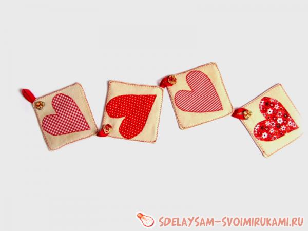шьем подставки под горячее