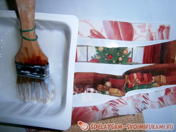 добавить немного клея