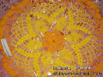 Вязание салфетки из толстых ниток