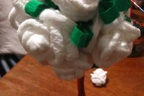 Розы на шаре – топиарий