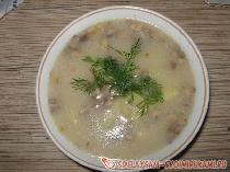 Грибной суп из шампиньонов