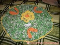 Вяжем коврик из старых вещей