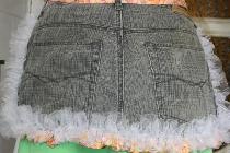 Фартук из старых джинсов