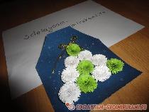 Новогодняя объемная открытка - Елочка