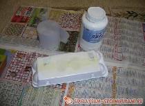 Красивая шкатулка из коробки для яиц