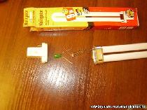 Простой преобразователь для питания энергосберегающих ламп