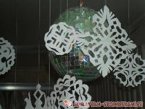 Шар из CD дисков