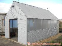 Беседка со стационарным мангалом из кирпича