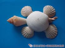 Детская фантазия «Зверушки из ракушек»