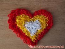 Аппликация «Любвеобильное сердце»