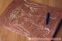 Техника рисования «Старое золото»