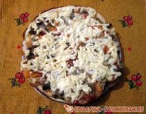 Пицца на батоне