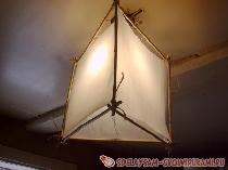 Легкий подвесной абажур