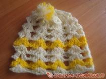 Новая шапочка из старой кофточки
