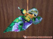 Птичка из ткани