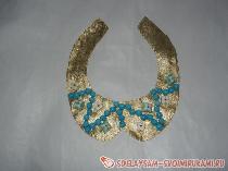 Декоративный воротник для вечернего наряда