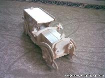 Модель автомобиля из фанеры