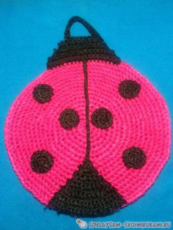 Прихватка «Божья коровка»