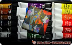 Магнит в технике декупаж