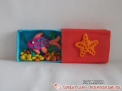 Детская поделка « Аквариум в коробке»