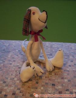 Как пошить мягкую игрушку собаку