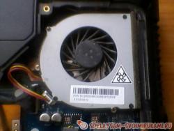 Отчистим кулер ноутбука от пыли