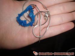 Кристаллы из медного купороса