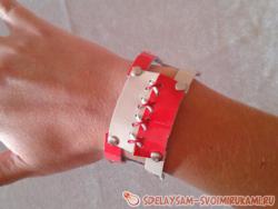 Контрастный браслет