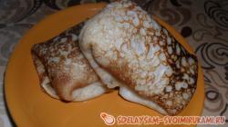 Блинчики с мясом