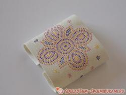 Браслет из кожи старой сумки