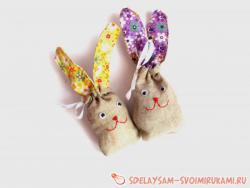 Мешочек для конфет в виде зайчика