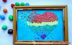 Мозаика «Разбитое сердце»