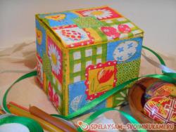 Коробочка в технике декупаж