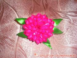 Резинка для волос «Хризантема махровая»