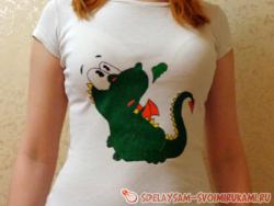 Роспись футболки