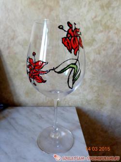 Роспись бокалов