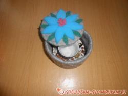 Шкатулка из CD дисков