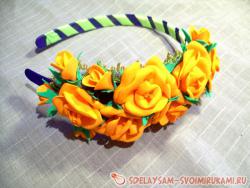 Ободок из фоамирана