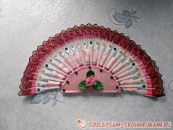 Веер из одноразовых вилок