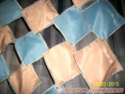 Шторы-ламбрекены из лоскутов