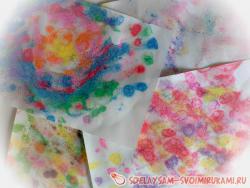 Рисунок на пене