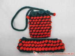 Сумочка и повязка на голову для девочки