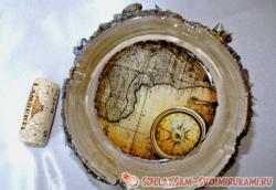 Декорирование пепельницы