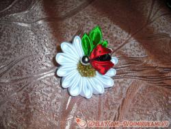 Резинка для волос «Ромашка»