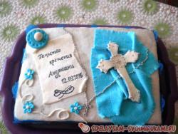 Оформление торта мастикой