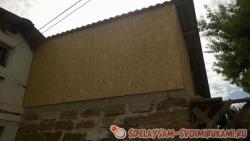 Фронтон крыши из OSB Плит