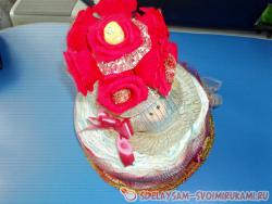 Торт из подгузников