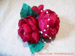 Резинки для волос "Каприз" из ткани