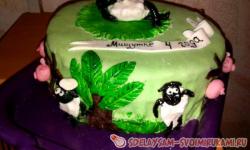 Оформление детского торта